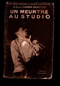 A.C. CARMEN EDINGTON UN MEURTRE AU STUDIO   CHEFS D'OEUVRE DU ROMAN D'AVENTURES - Picture 1 of 3