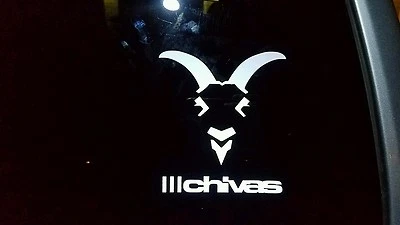 CHIVAS DE GUADALAJARA BLANCO CUT DECAL STICKER 4.5"X 5"