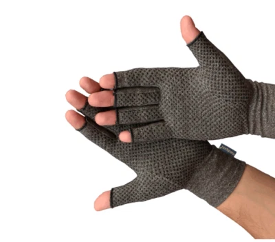 Fingerless Arthritis Gloves Pain Relief Compression Thermal Warmer Men Women UK
