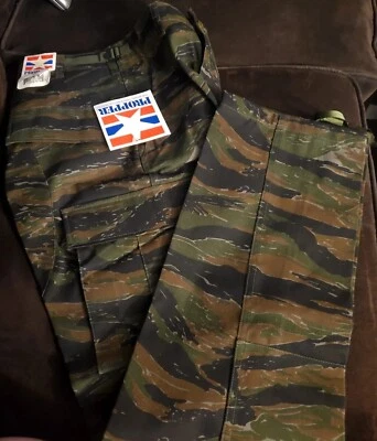 Camouflouge Pants ,New , Adjustable Waist 27", L32"Proper BDU - Image 1 of 3