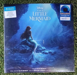 Disney. The Little Mermaid. Soundtrack. Sealed Ocean Blue Colored Vinyl Walmart - Foto 1 di 3