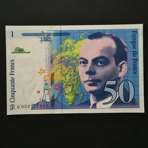 BILLET 50 FRANCS SAINT EXUPERY 1992 FRANCE / BANKNOTE / REF 24/01/2025 4/11 - Imagen 1 de 2