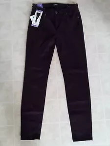 Buffalo David Bitton Women's Size 4/7Royal Skinny Pants Maroon Cotton Blend. NEW - Picture 1 of 3