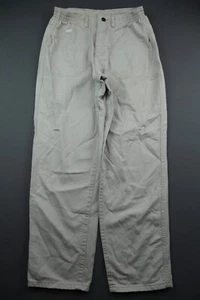 Vintage 80's Women Lee Pants Elastic Waistband Beige Straight USA Sz 10P (29x28) - Picture 1 of 8