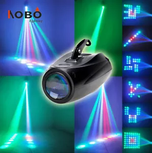 64 LED DJ Lights Disco Bar Stage Lights Airship Christmas Home KTV Xmas Wedding - Picture 1 of 7
