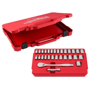 Milwaukee 48-22-9088 29 piezas 3/8 unidad métrica y SAE conjunto - Imagen 1 de 1