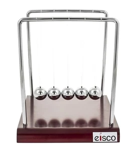 "Newton's Cradle Desk Toy | Physics Pendulum Balls, Stress Relief, Office Decor, - Picture 1 of 9