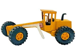 Vintage Nylint Husky Grader 7950 Road Construction Tractor Pressed Metal Toys - Picture 1 of 8