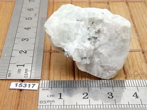 PIERRE DE LUNE ARC EN CIEL (labradorite blanche ou péristerite) pierre brute 27g - Bild 1 von 4