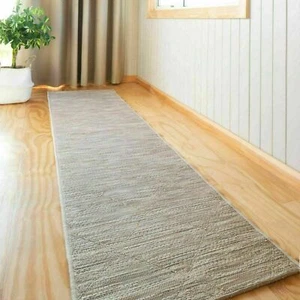 Beige Trellis Runner Geometric Woven Indoor Outdoor Durable Living Area Rug Mat - Zdjęcie 1 z 18