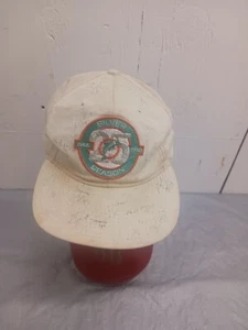 Vintage Miami Dolphins Silver Season 25th Anniversary signed Baseball Cap - Bild 1 von 24