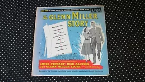 VINTAGE THE GLEN MILLER STORY SOUND TRACK, RECORD 33-1/3 GIRI/MIN NON TESTATO SEMBRA OK - Foto 1 di 8