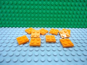 Lego 10 Naranja 2x2 Placa Base NUEVO - Imagen 1 de 1
