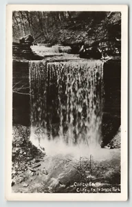 Postcard RPPC Clifty Falls State Park Indiana - Picture 1 of 2