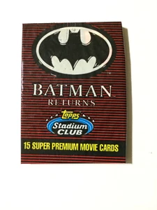 Batman Returns Topps Stadium Club One ungeöffnete Packung Trading Cards - Bild 1 von 2