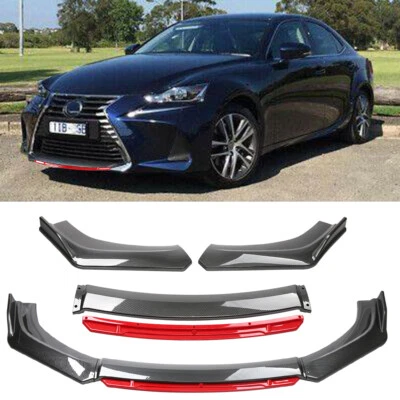 Carbon Style Front Bumper Lip Splitter For 2014-2016 LEXUS IS250 IS350 F-SPORT - Image 1 of 4