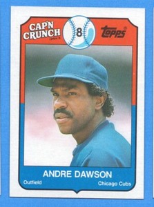 1989 Topps Cap'n Crunch #10 Andre Dawson Cubs