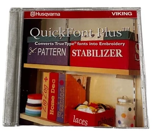 Husqvarna Viking Quick Font Plus Sticksystem 6.0 95/98/NT/ME/2000/XP - Bild 1 von 3