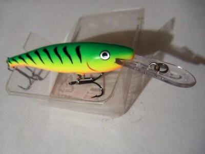 1 señuelo de rap Rapala Minnow MR9 FT Firetiger Foto 1 de 4