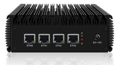 Topton Pentium N5095 Small Fanless Mini-PC 4xIntel 2.5G LAN 4GB pfSense Firewall - Image 1 of 4