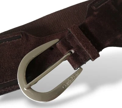 Cinturón Calvin Klein Cintura Elástica Marrón Foto 1 de 4