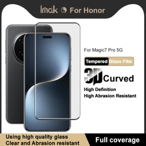 imak For Honor Magic7 Pro 5G, Film Verre Trempé 3D Courbé 9H Protecteur d'écran - Photo 1 sur 9