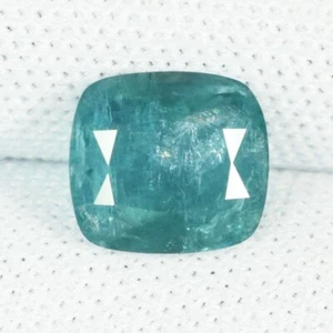 1.42 ct RARE HUGE ! GREEN BLUE COLOR NATURAL GRANDIDIERITE Cushion C Vdo 840 SPL - Picture 1 of 3