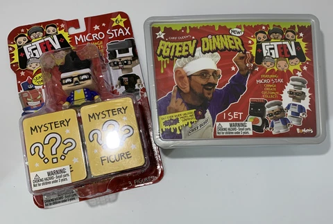 FGTeeV Micro Stax Season and Dinner Pack of 7 Figures Col Corn Plus Mystery  NIP Cover