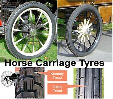 Horse Carriage Tyre Tire for Cart Gig Pneumatic Wheels Many Sizes