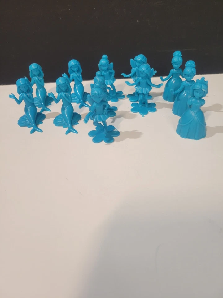 12 Мини бирюзовый русалка фея принцесса вечеринки пользу Crafting торт Topper фигурки - Изображение 1 из 1