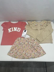 Member's Mark Girl's 3-Piece Short Sleeve Top, Skirt & Jacket Set - Picture 1 of 4