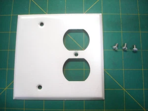 GLATTGLANZ WEISS METALL AUSLASSABDECKUNG - Bild 1 von 2