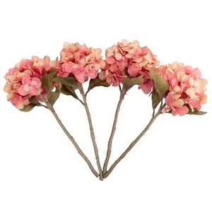 Artificial Flowers Silk Hydrangea Flowers With Stems For Wedding Bouquet Home Pa - Picture 1 of 7