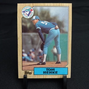 Tarjeta de béisbol 1987 Topps Tom Henke Toronto Blue Jays #510 (1A561) - Imagen 1 de 3