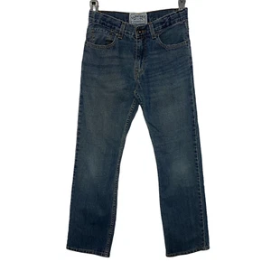 Levi Strauss Boys Jeans Slim Straight Inside Adjustable Elastic Medium Wash 16 - Picture 1 of 7