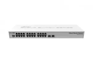 Mikrotik CRS326-24G-2S+RM Cloud Router Switch, 24xGbit LAN, 2xSFP+, Rackmontage - Bild 1 von 3