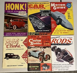 First issues, Vol.1 #1, of 8 vintage, 5x7, auto car magazines. "little pages" - Imagen 1 de 9
