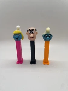 PEZ Pitufos Retirados Juego de 3 Pitufos Gargamel - Imagen 1 de 6