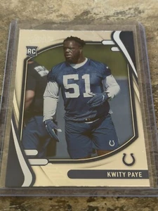 2021 Absolute Retail #150 Kwity Paye Indianapolis Colts Rookie Football Card - Picture 1 of 2
