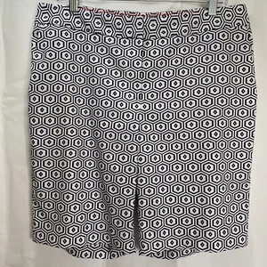Cutter & Buck Size 12 Golf Shorts Pockets DryTec Blue White Active Casual Travel - Picture 1 of 11
