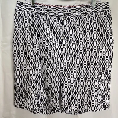 Cutter & Buck Size 12 Golf Shorts Pockets DryTec Blue White Active Casual Travel - Image 1 of 4