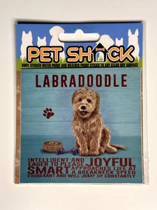 PET SHACK - "LABRADOODLE" - VINYL STICKER - DOG/PUPPY – SAME DAY UK POSTAGE - Picture 1 of 2
