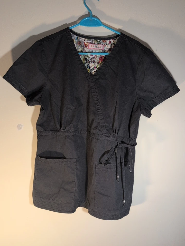koi by kathy peterson scrub Top Navy Blue Size L - Image 1 of 4