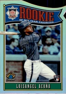 2025 Bowman Chrome ROTY Favorites Luisangel Acuna RC New York Mets #ROY-4 - Foto 1 di 2