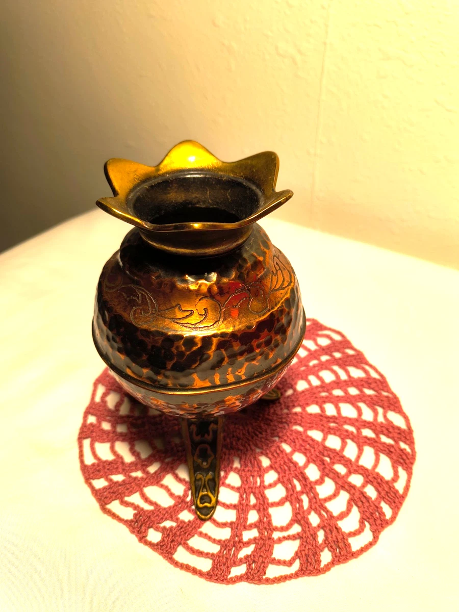 铜日本古董花瓶| eBay