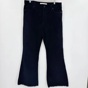 Celebrity Pink Raw Hem Flare Cordhose Schwarz Größe 15/32 - Bild 1 von 4