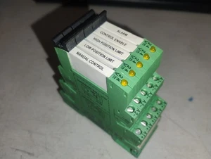 Qty 5 2966016 Relay bases with 2961105 relays Phoenix Contact - used - Picture 1 of 4