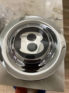 4pcs Set Bentley Flying Spur Wheel Caps Self Levelling, Floating B Caps Chrome - Picture 1 of 16