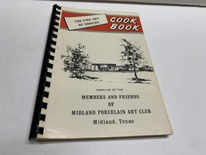 1975 Cook Book Midland TX Porcelain Art Club - Picture 1 of 3