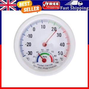 8Pcs Analog Hygrometer Easy To Read Scale Thermometer -30-50 Celsius Degree for - Picture 1 of 5